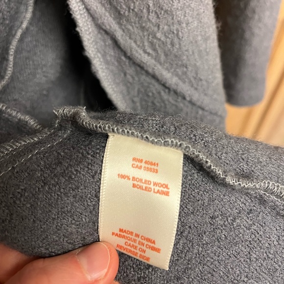 Aventura Boiled Wool Cardigan Long Jacket - Picture 5 of 8